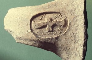 Jar handle, 8th-7th century BC by Phoenician